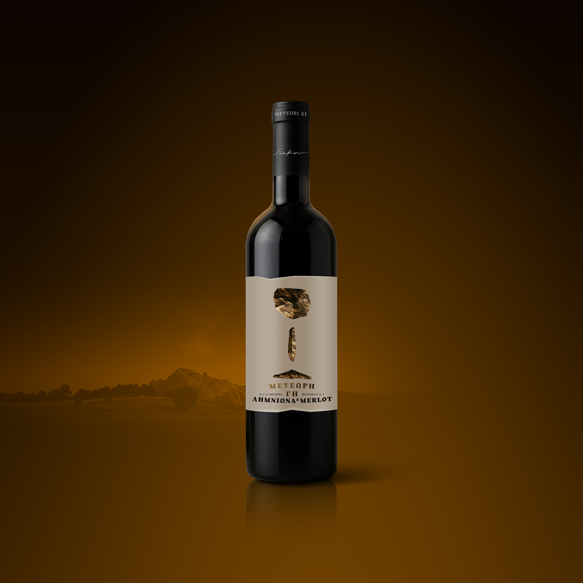 NOCTUS RED - ΛΗΜΝΙΩΝΑ & MERLOT - Παλαιωμένος Οίνος Ερυθρός Ξηρός - Ωριμασμένο σε Γαλλικά δρύινα βαρέλια για 12 μήνες